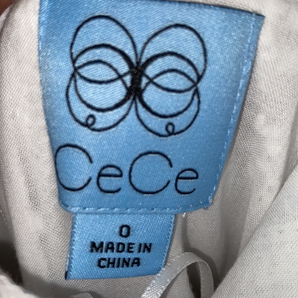 CeCe White Eyelet APR Daycassion Dress - Picture 9 of 11